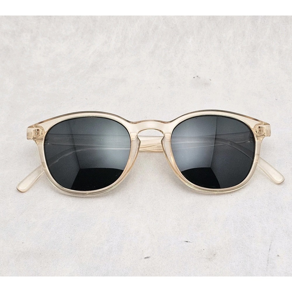 EUC Sunski Yuba Sunglasses Clear Forest  Polarized Green-tinted Lenses